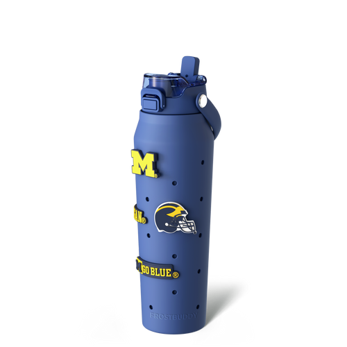 Bottle Buddy 32oz | Michigan Wolverines | Skin + Budz Bundle