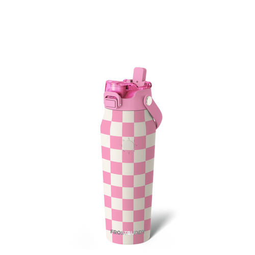 Bottle Buddy 24oz | Pink Checkered